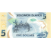 (239) ** PNew (PN39b) Solomon Islands - 5 Dollars (ND (2024))